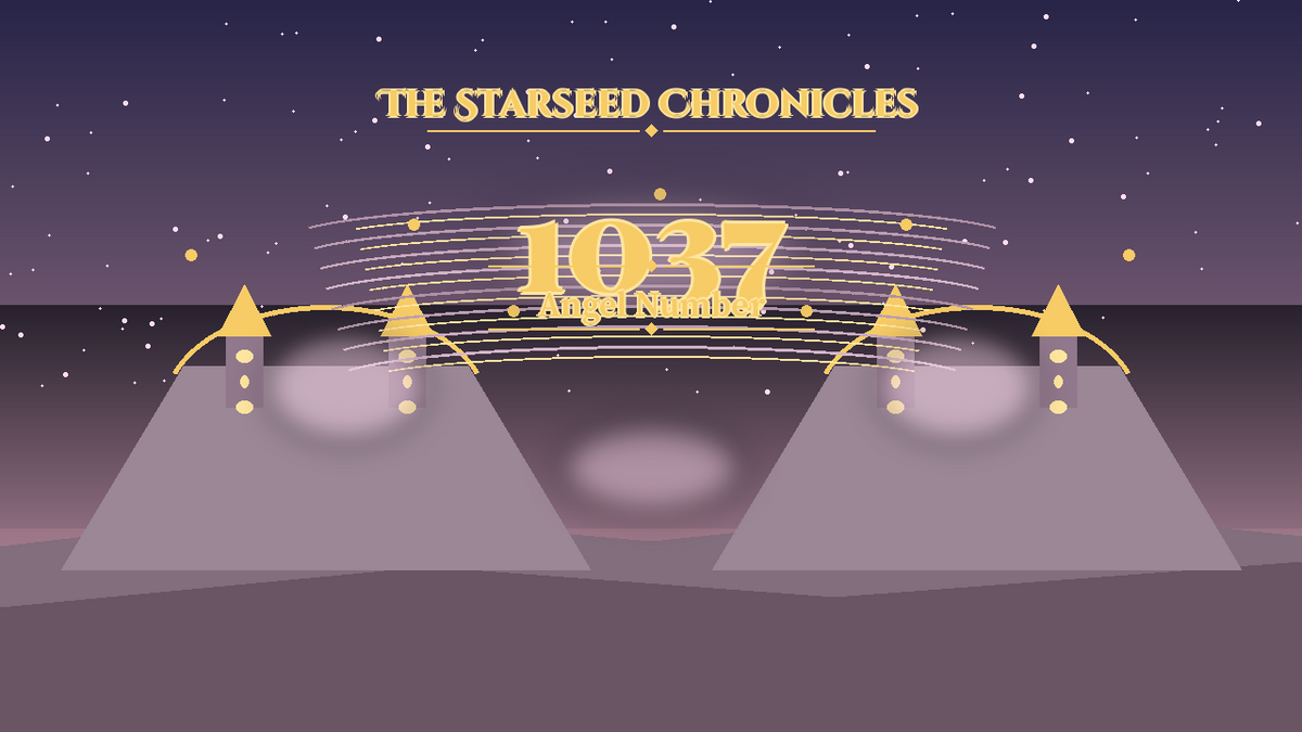 Angel Number 1037: The Starseed Chronicles Style H, Skybridge Orchard Chorus Spirit Spire