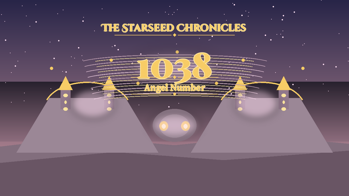 Angel Number 1038: The Starseed Chronicles Style H, Moon Crystal Village Chorus Coin Cascade