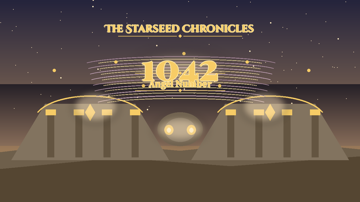 Angel Number 1042: The Starseed Chronicles Style H, Floating Sky Islands Keystone Faith Bridge