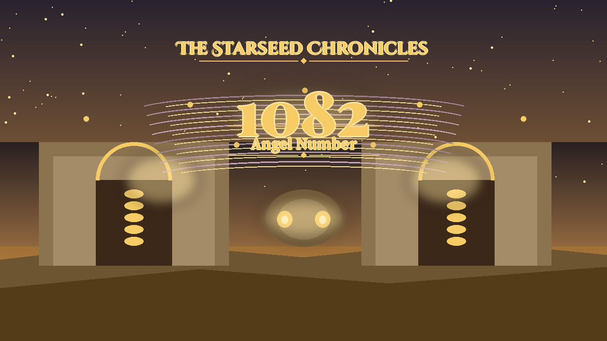 Angel Number 1082: The Starseed Chronicles Style H, Floating Sky Islands Vault Faith Bridge