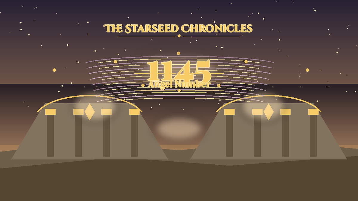 Angel Number 1145: The Starseed Chronicles Style H, Silver Cascade Bridges Keystone Wind Lane