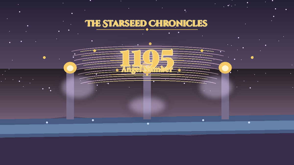 Angel Number 1195: The Starseed Chronicles Style H, Quill Library Cloister Release Wind Lane
