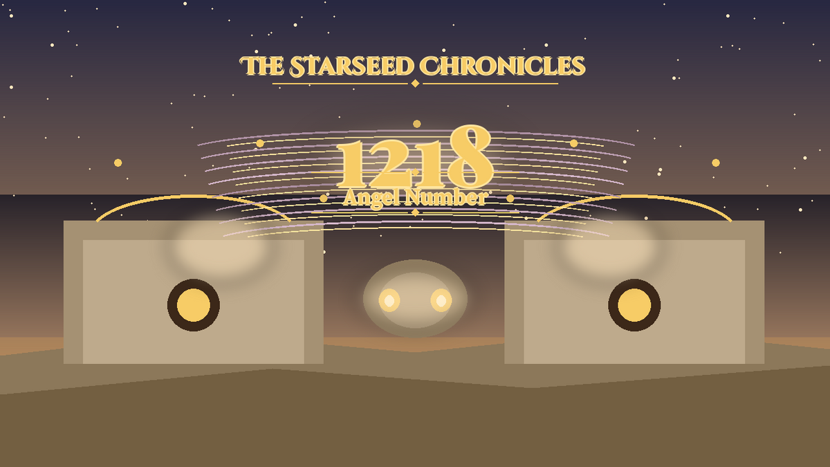 Angel Number 1218: The Starseed Chronicles Style H, Nexus Ark Threshold Pioneer Coin Cascade