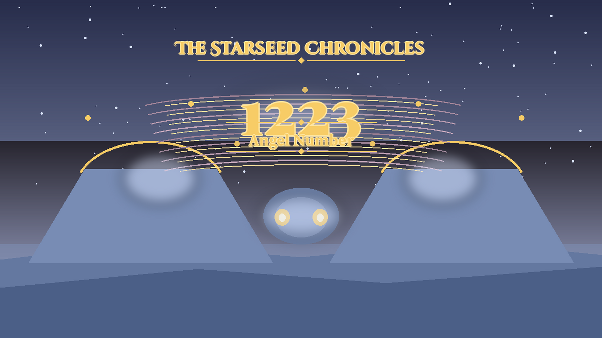 Angel Number 1223: The Starseed Chronicles Style H, Aurora Tide Harbor Twin Joy Atelier