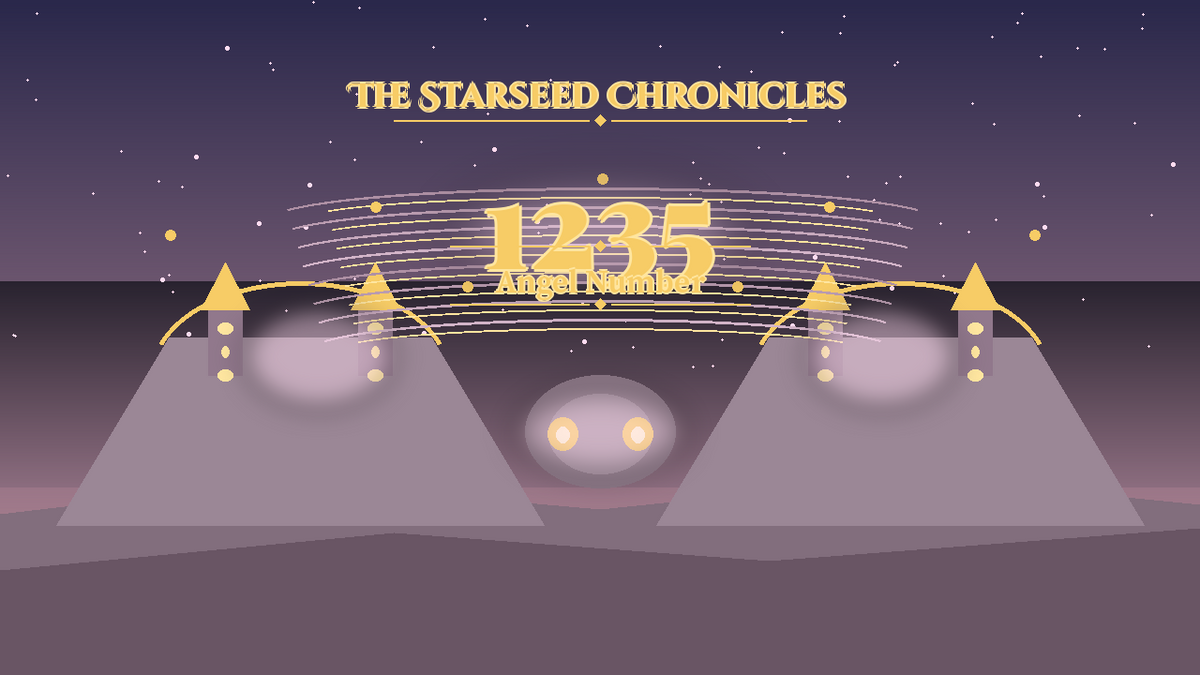 Angel Number 1235: The Starseed Chronicles Style H, Soft Carnival Meadow Chorus Wind Lane