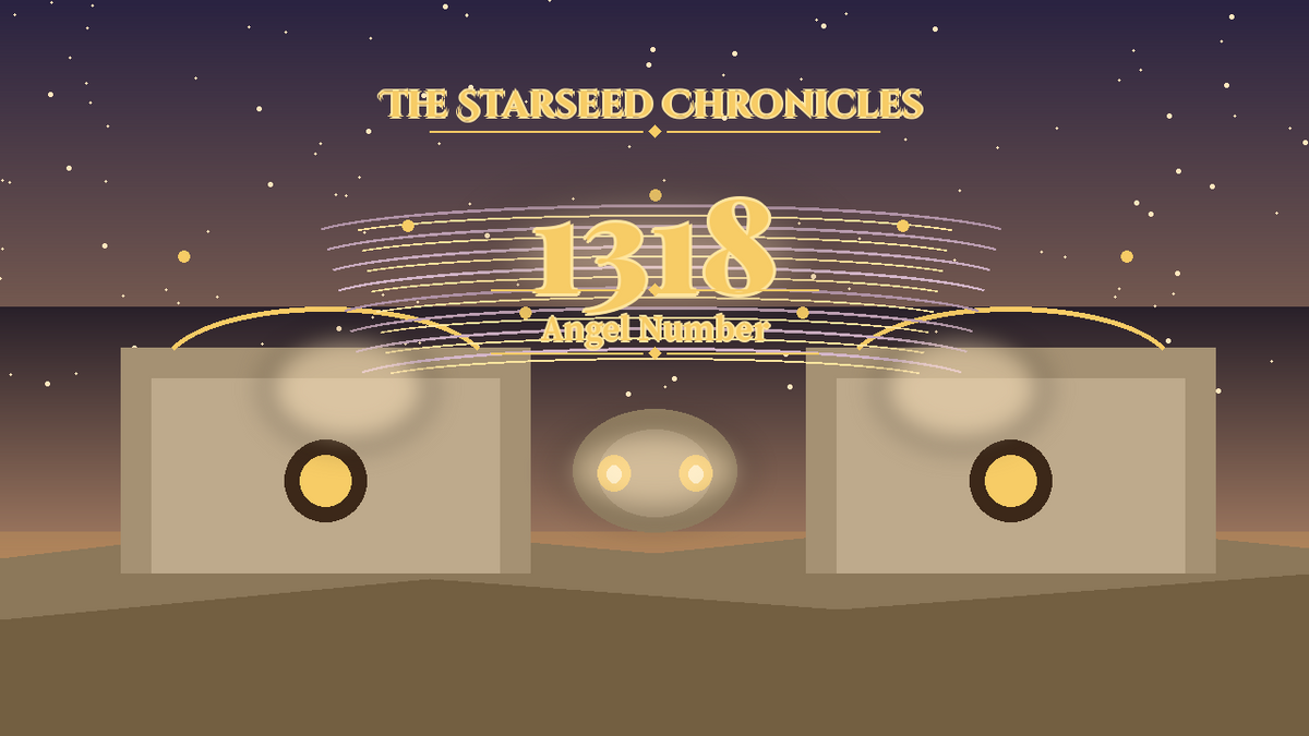 Angel Number 1318: The Starseed Chronicles Style H, Soft Carnival Meadow Pioneer Coin Cascade