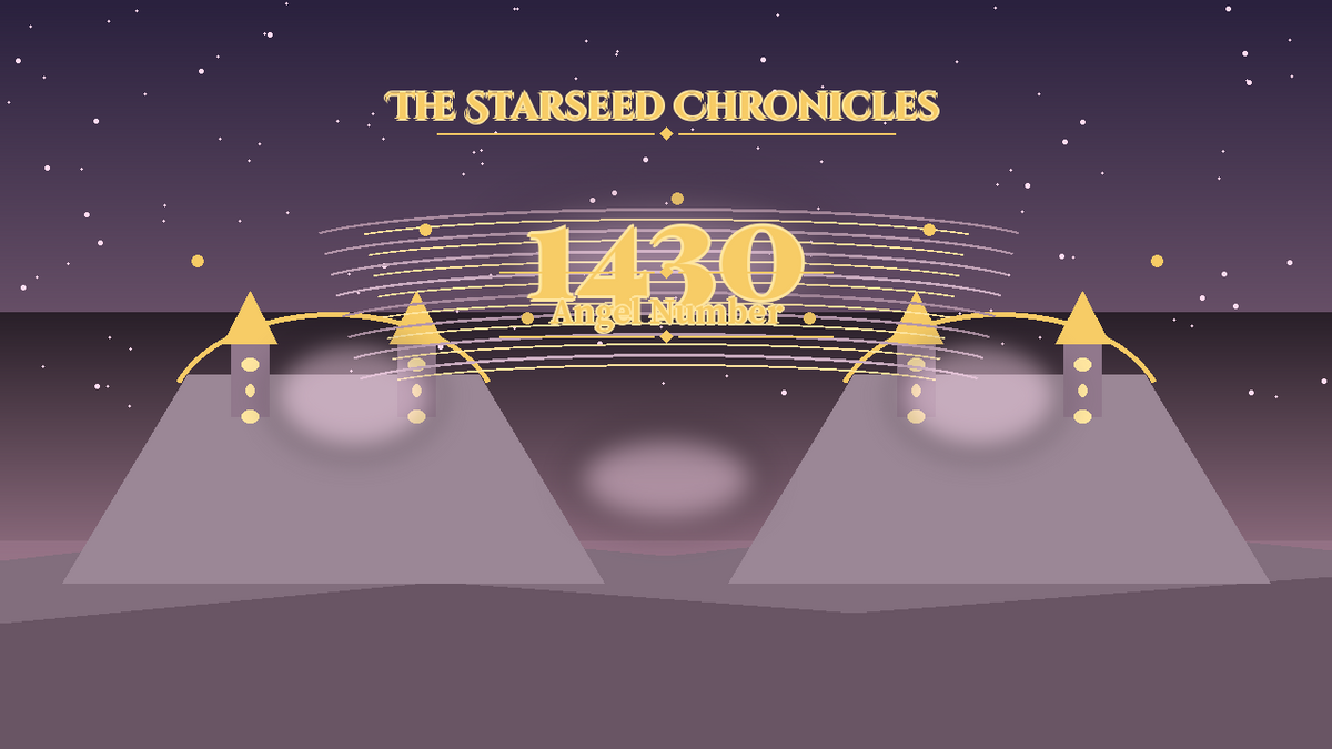 Angel Number 1430: The Starseed Chronicles Style H, Golden Amphitheater Chorus Source Pool