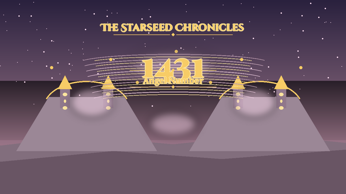 Angel Number 1431: The Starseed Chronicles Style H, Crystal River Crossing Chorus Dawn Gate