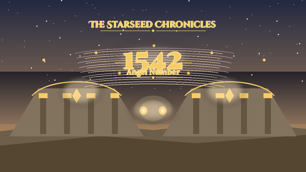 Angel Number 1542: The Starseed Chronicles Style H, Starry Wisdom Grove Keystone Faith Bridge