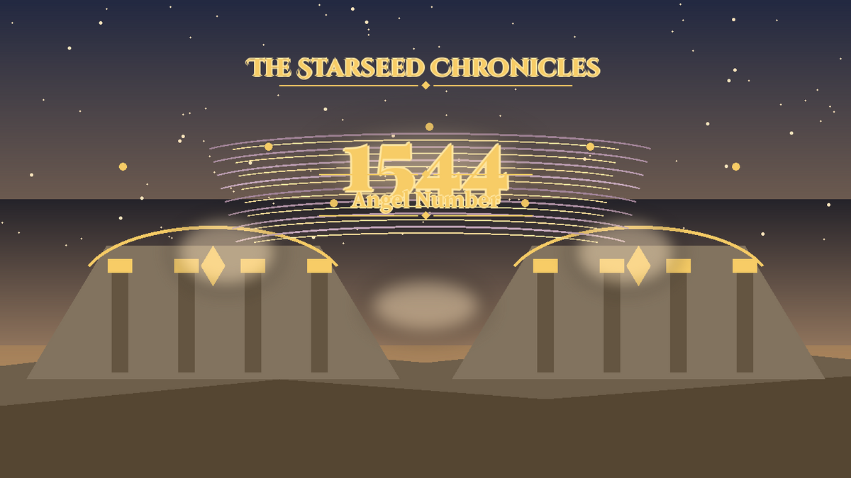 Angel Number 1544: The Starseed Chronicles Style H, Nexus Ark Threshold Keystone Keystone Span