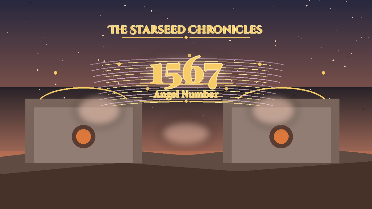 Angel Number 1567: The Starseed Chronicles Style H, Joyful Sky Glades Nest Spirit Spire