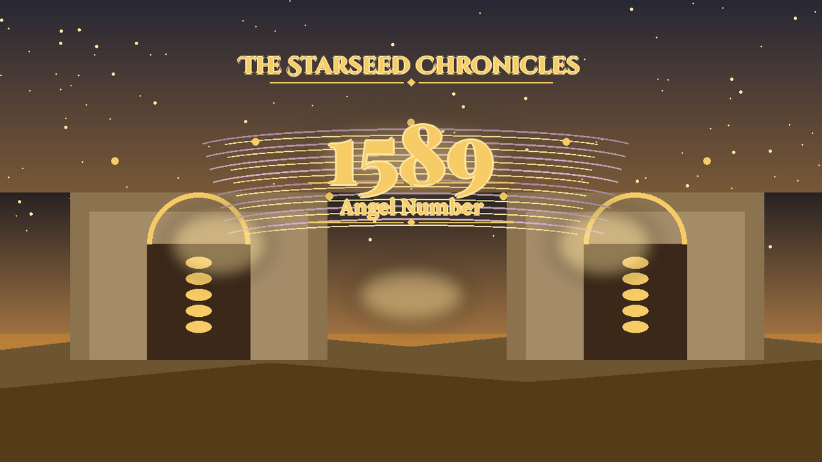 Angel Number 1589: The Starseed Chronicles Style H, Soft Carnival Meadow Vault Release Shore