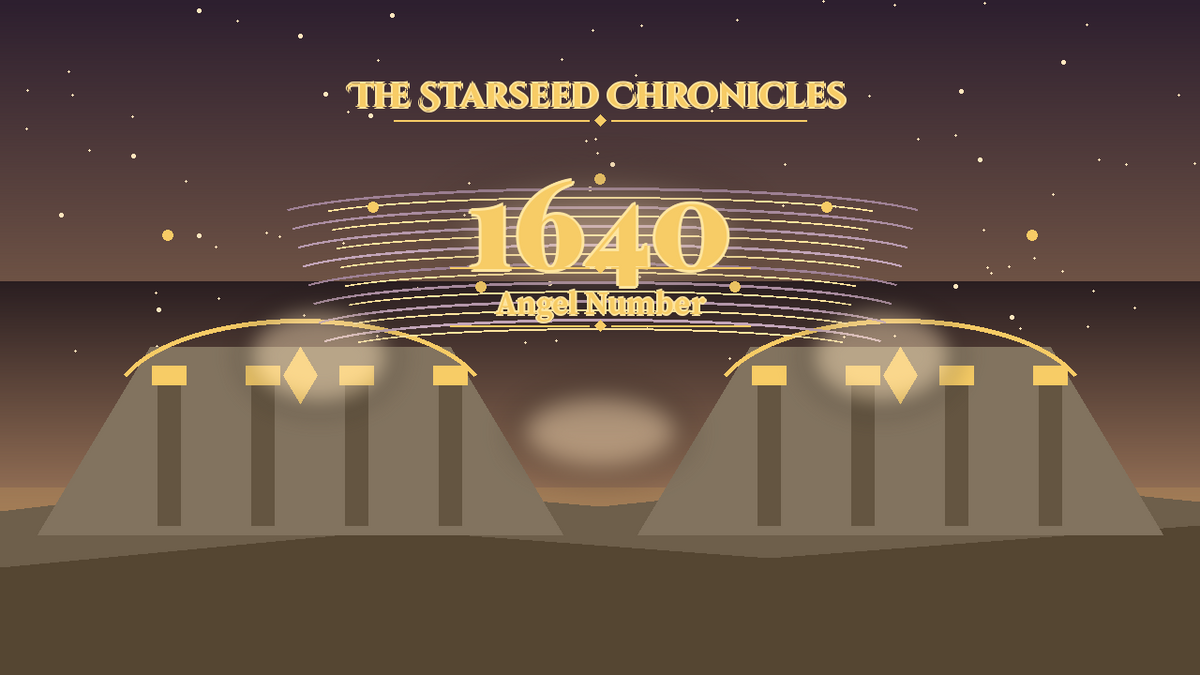 Angel Number 1640: The Starseed Chronicles Style H, Quill Library Cloister Keystone Source Pool