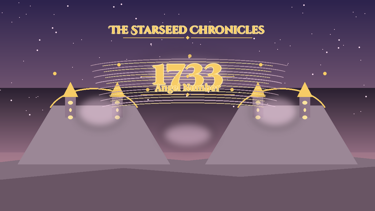 Angel Number 1733: The Starseed Chronicles Style H, Golden Amphitheater Chorus Joy Atelier