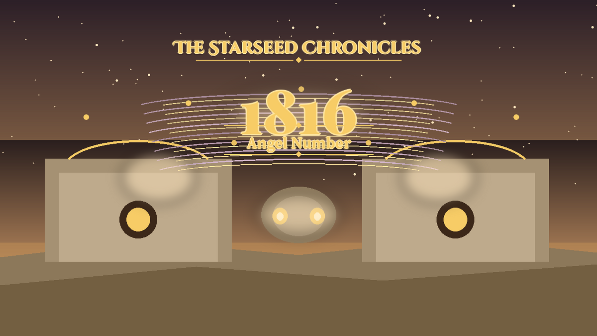 Angel Number 1816: The Starseed Chronicles Style H, Starry Wisdom Grove Pioneer Nest Hearth
