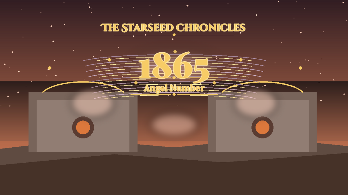 Angel Number 1865: The Starseed Chronicles Style H, Terravale Mist Ridges Nest Wind Lane