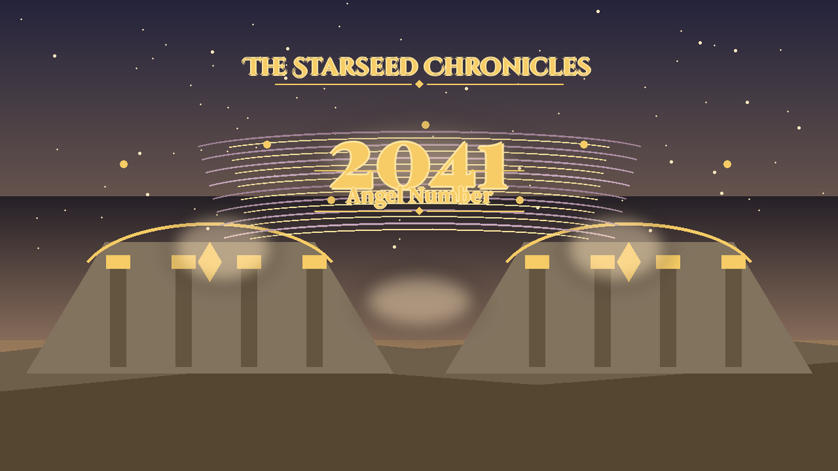 Angel Number 2041: The Starseed Chronicles Style H, Noble Elf Village Keystone Dawn Gate