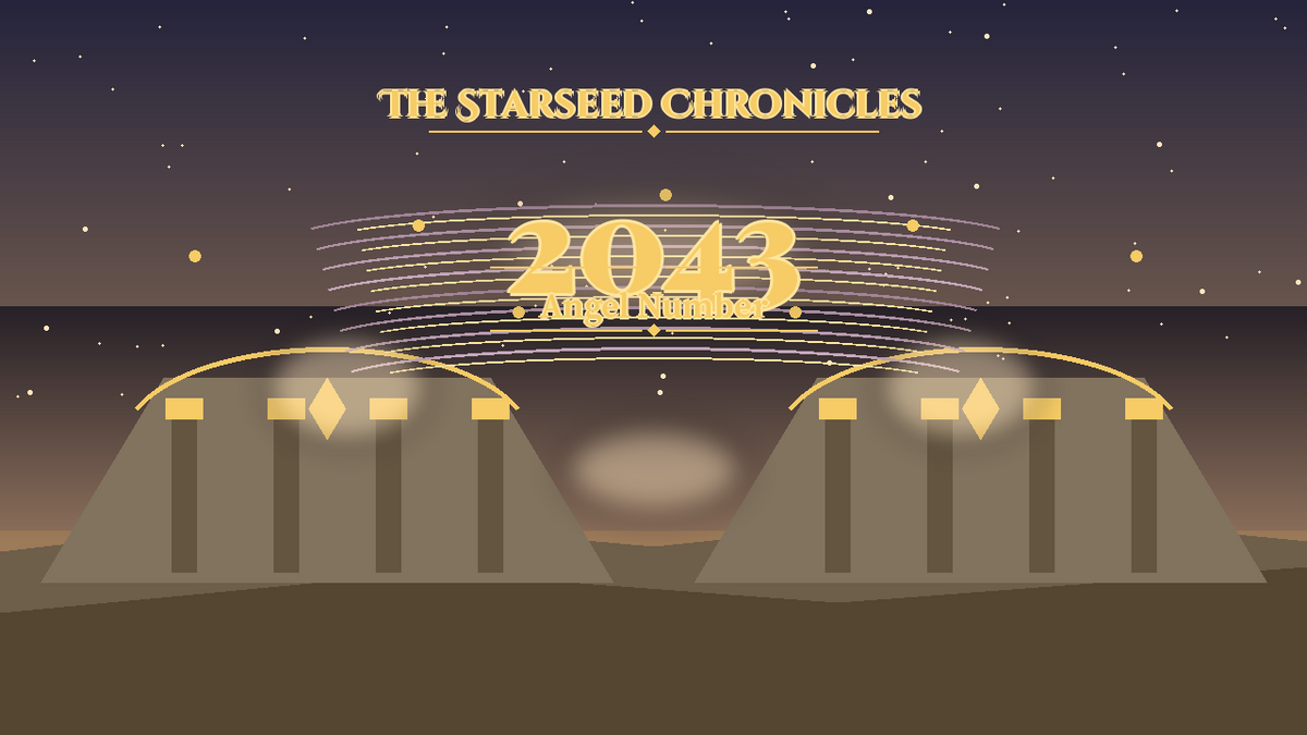Angel Number 2043: The Starseed Chronicles Style H, Woodland Community Paths Keystone Joy Atelier