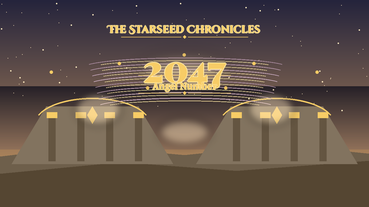 Angel Number 2047: The Starseed Chronicles Style H, Skybridge Orchard Keystone Spirit Spire