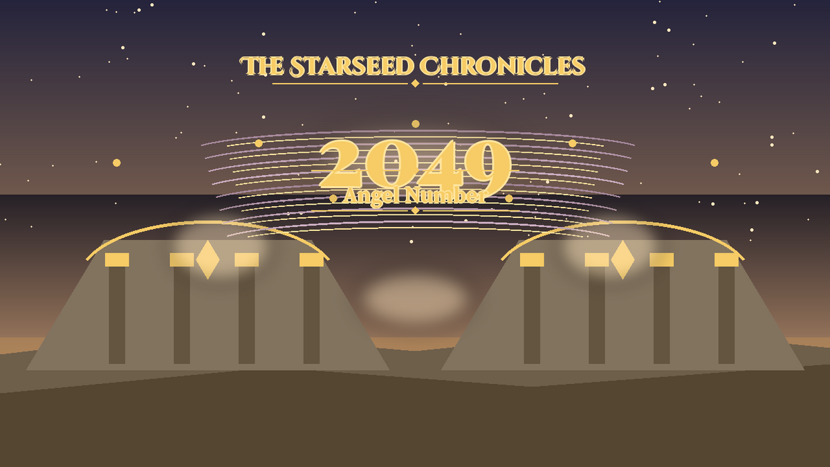 Angel Number 2049: The Starseed Chronicles Style H, Starry Wisdom Grove Keystone Release Shore