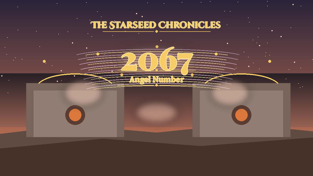 Angel Number 2067: The Starseed Chronicles Style H, Elara Cottage Hearth Nest Spirit Spire