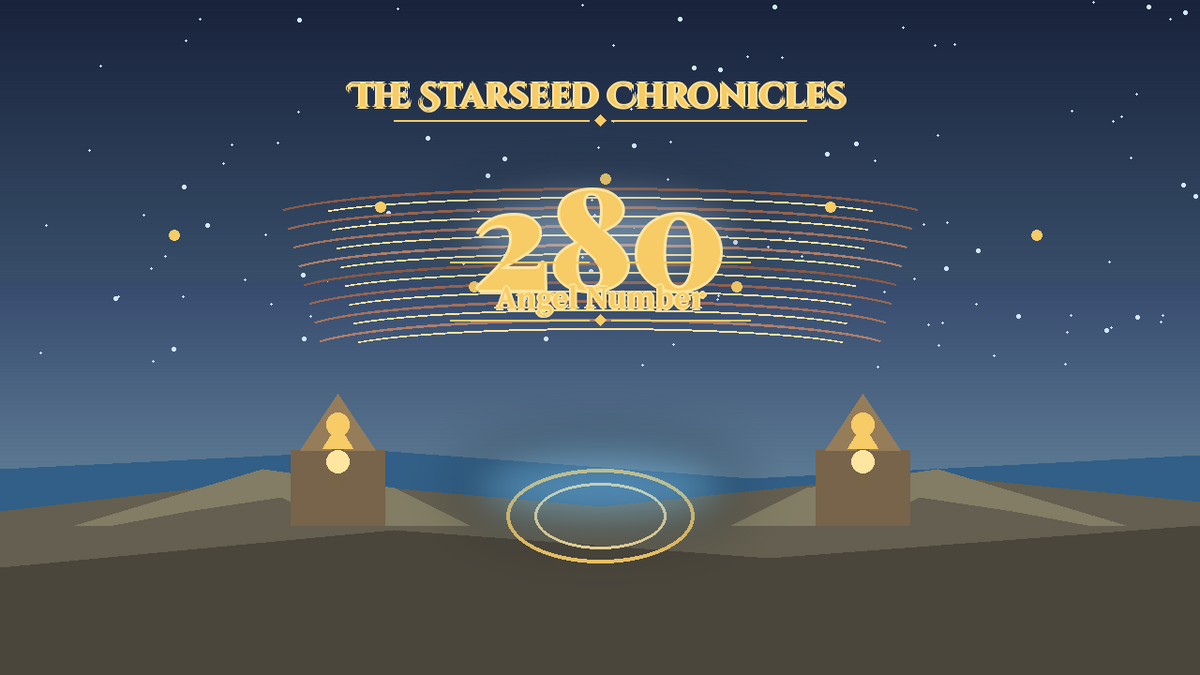 Angel Number 280: The Starseed Chronicles Style H, Infinite Market Harbor