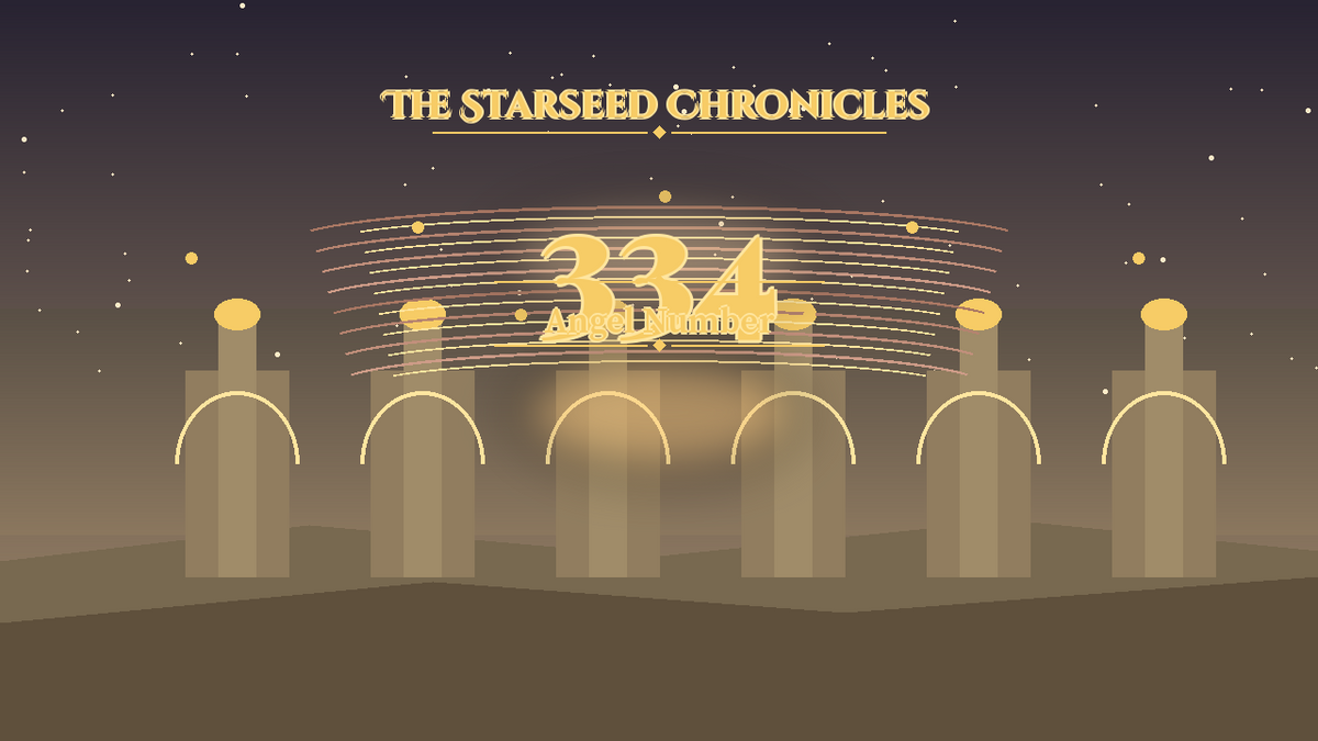 Angel Number 334: The Starseed Chronicles Style H, Foundation Triad Colonnade