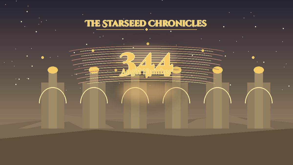 Angel Number 344: The Starseed Chronicles Style H, Foundation Council Colonnade