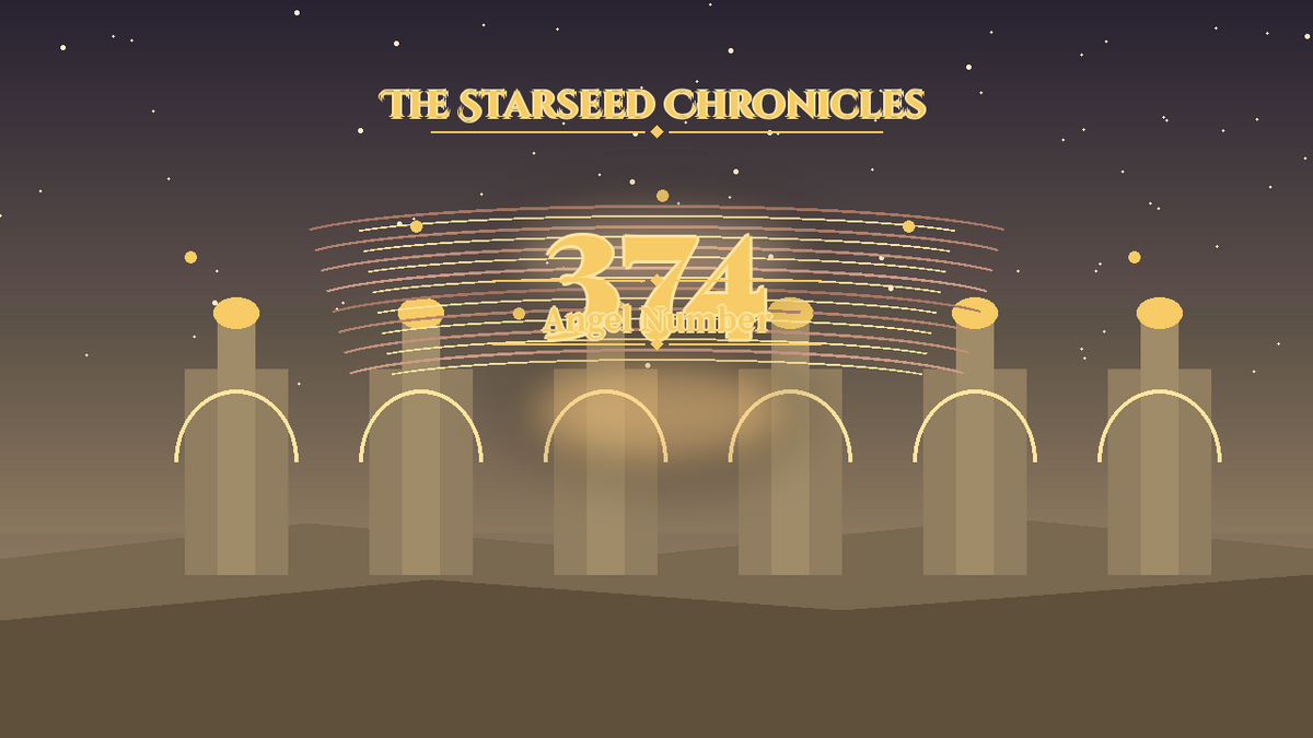 Angel Number 374: The Starseed Chronicles Style H, Foundation Spire Colonnade