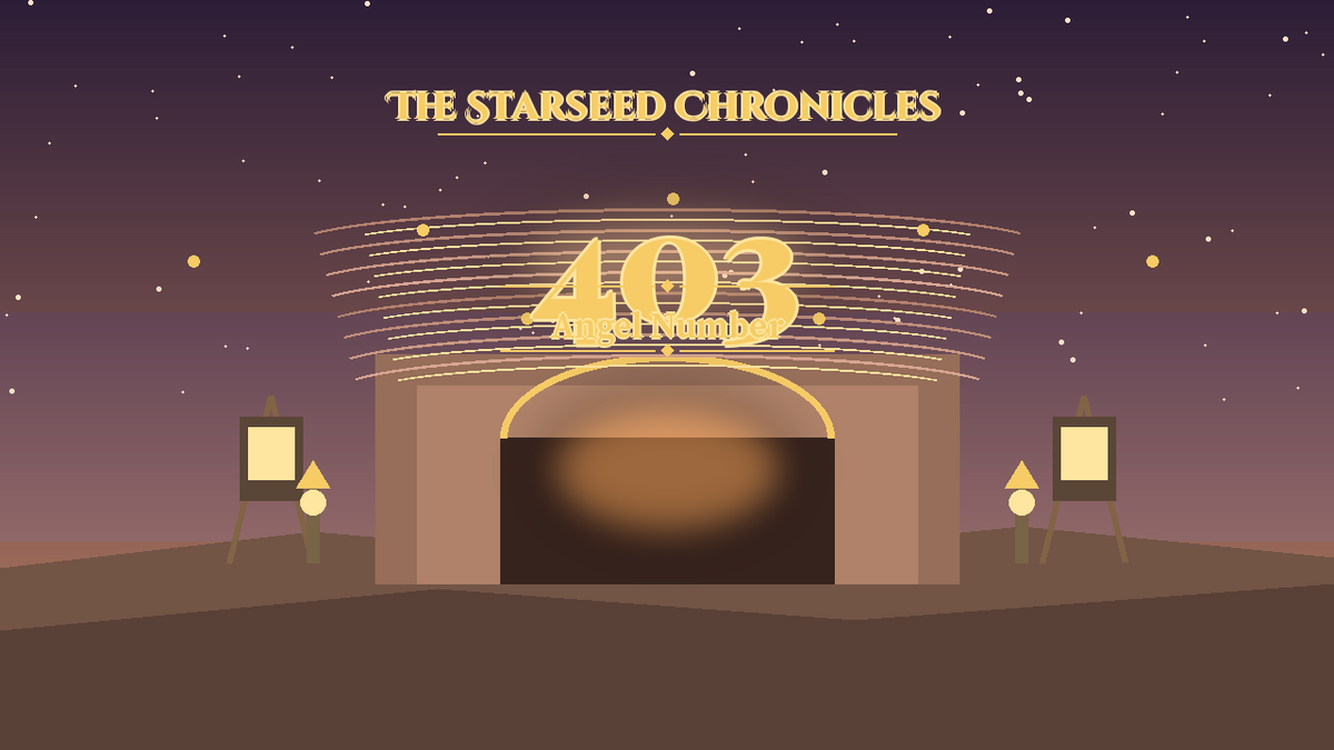 Angel Number 403: The Starseed Chronicles Style H, Creative Horizon Atelier