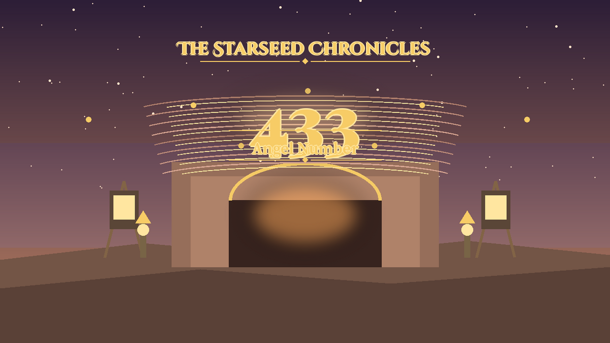 Angel Number 433: The Starseed Chronicles Style H, Creative Triad Atelier