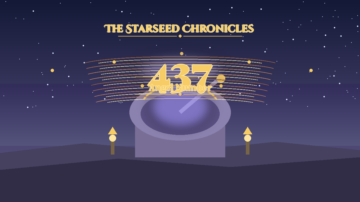 Angel Number 437: The Starseed Chronicles Style H, Insight Triad Observatory
