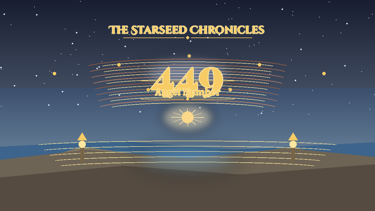 Angel Number 449: The Starseed Chronicles Style H, Completion Council Shore