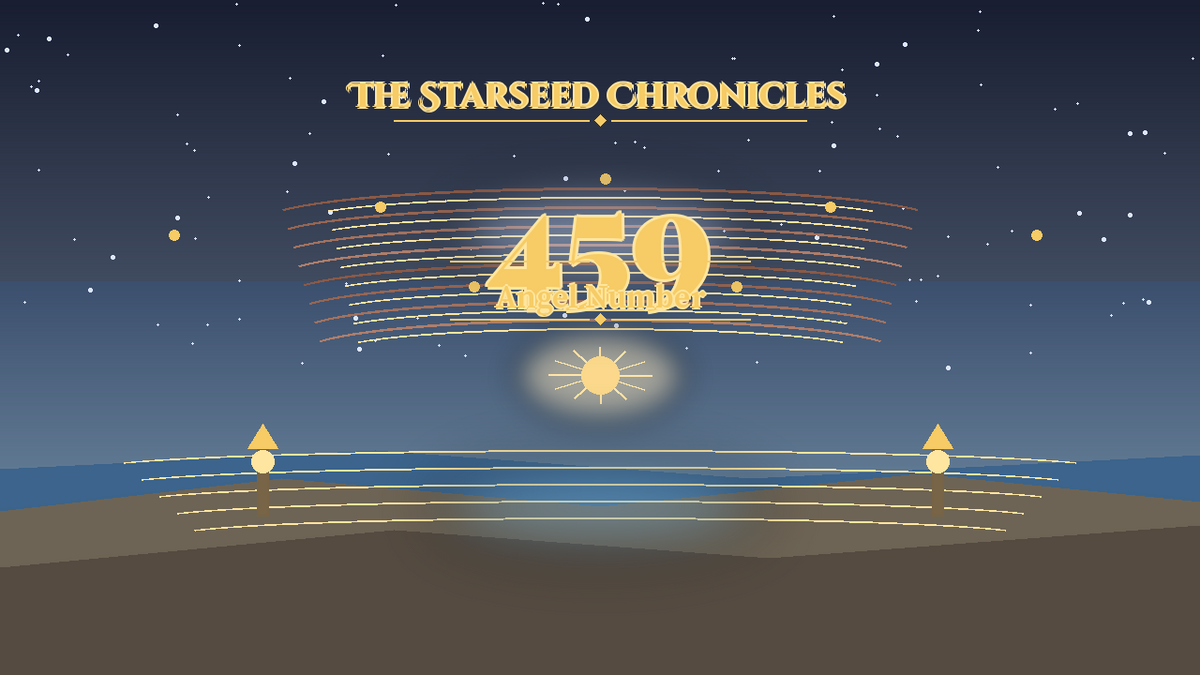 Angel Number 459: The Starseed Chronicles Style H, Completion Beacon Shore