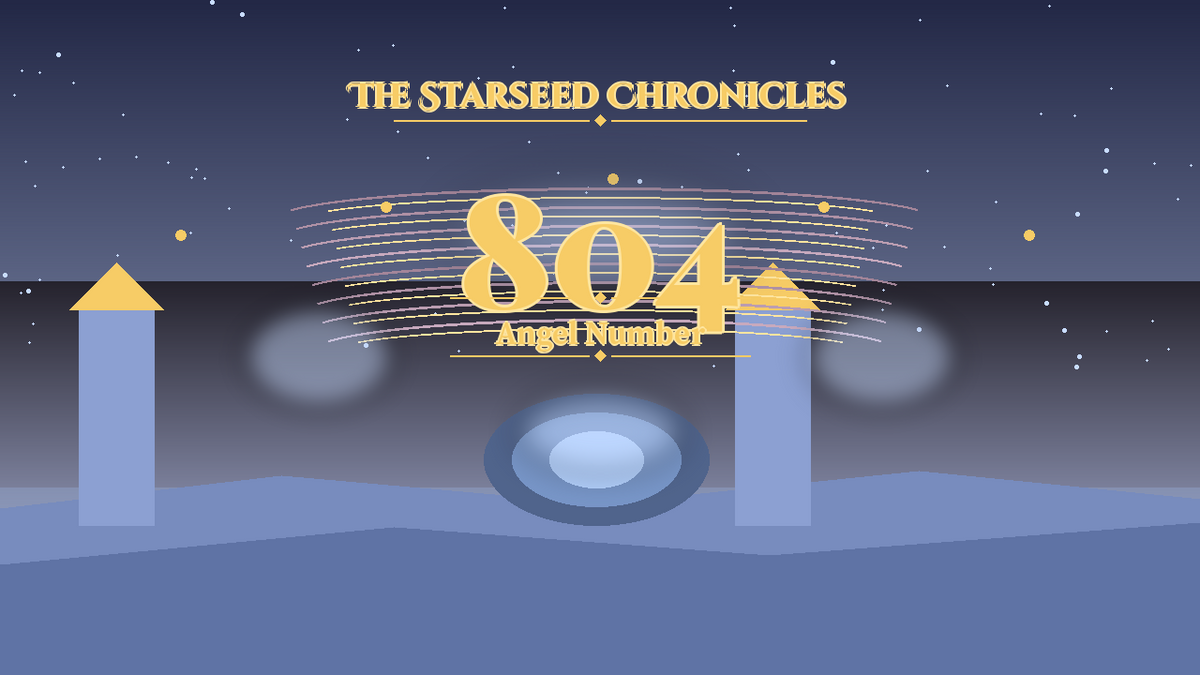 Angel Number 804: The Starseed Chronicles Style H, Abundancespan Prosperity Keystone Vaultgate