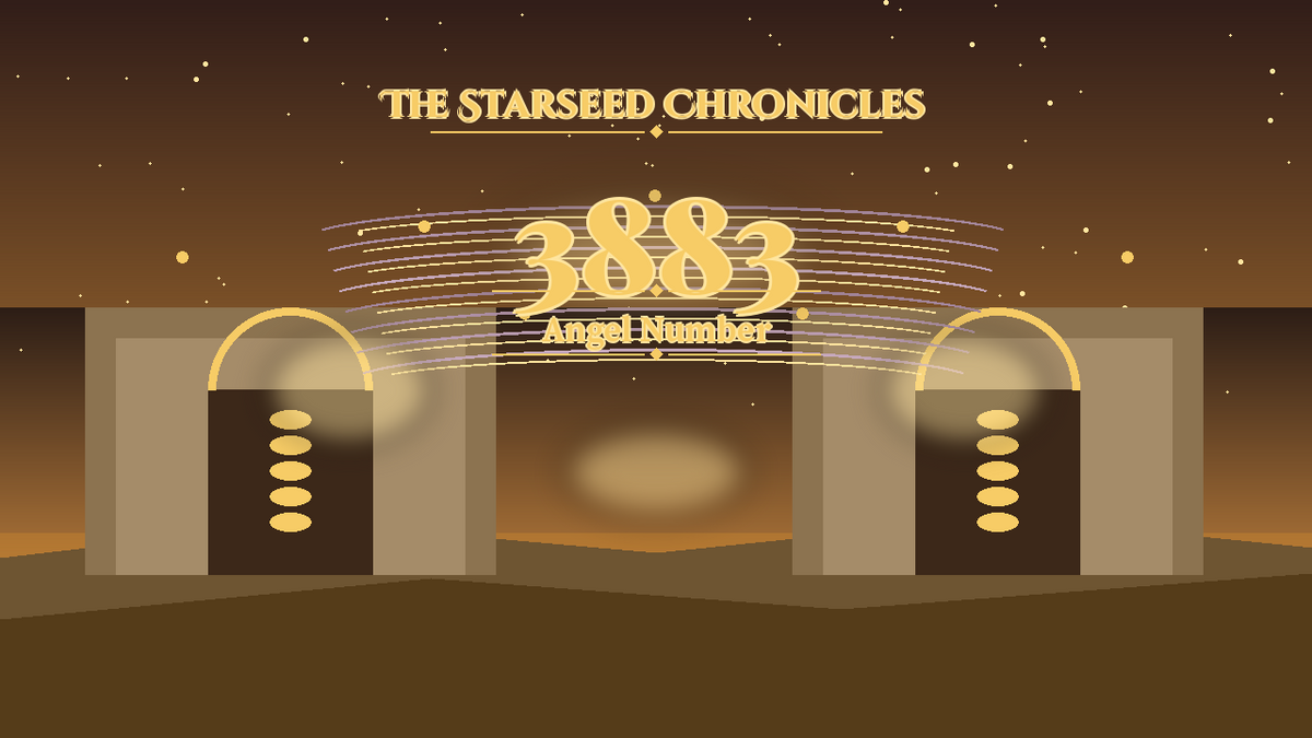 Angel Number 3883: The Starseed Chronicles Style H featured art