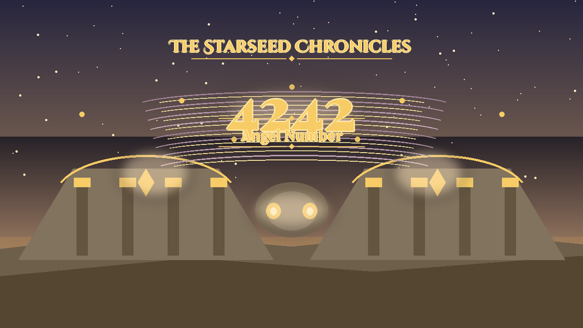 Angel Number 4242: The Starseed Chronicles Style H featured art