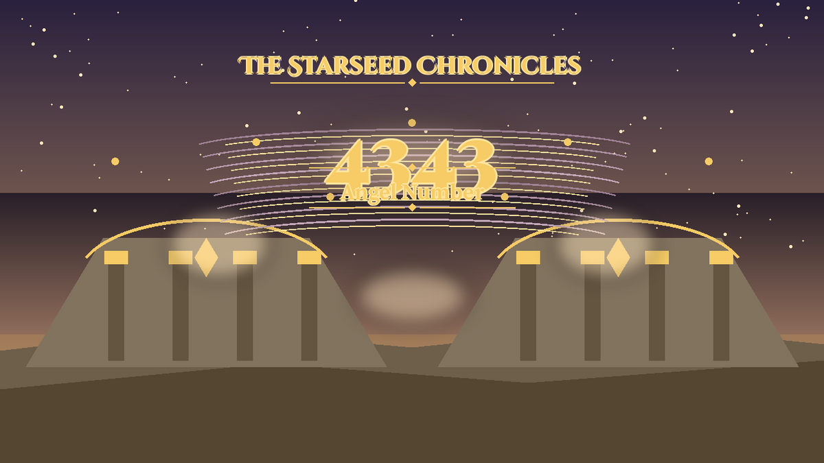 Angel Number 4343: The Starseed Chronicles Style H featured art