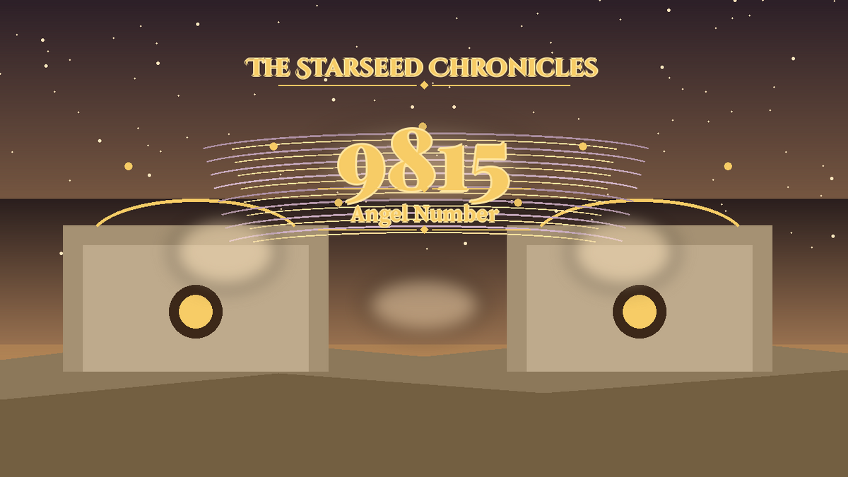 Angel Number 9815: The Starseed Chronicles Style H featured art