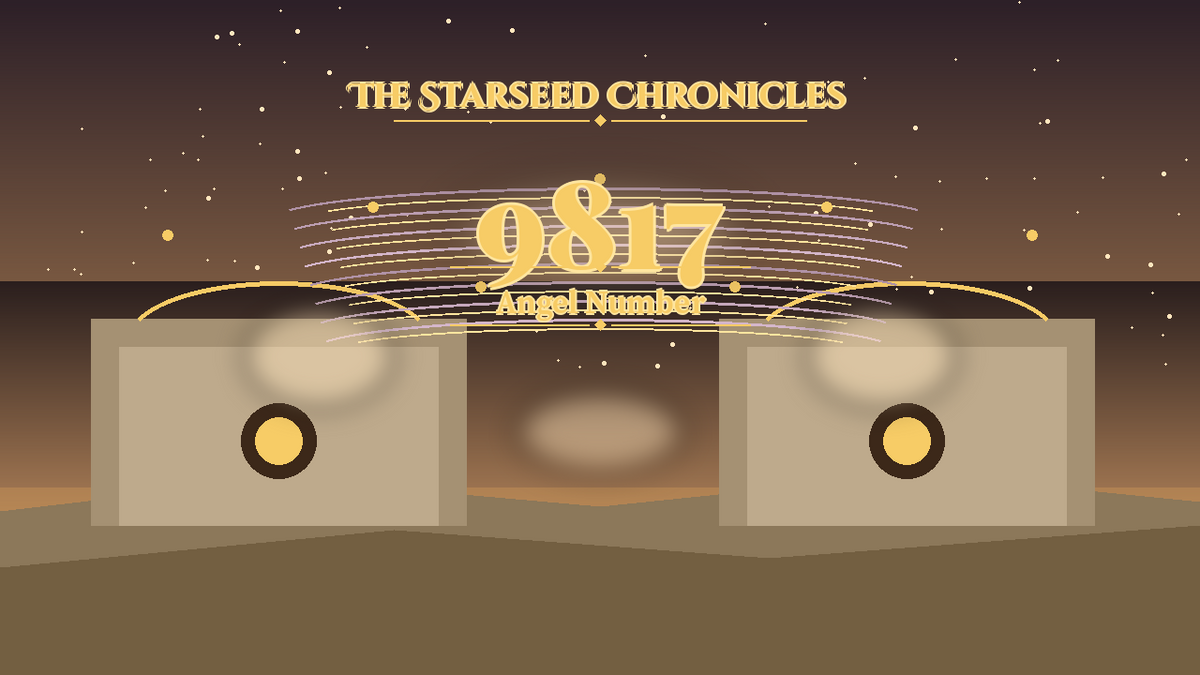 Angel Number 9817: The Starseed Chronicles Style H featured art