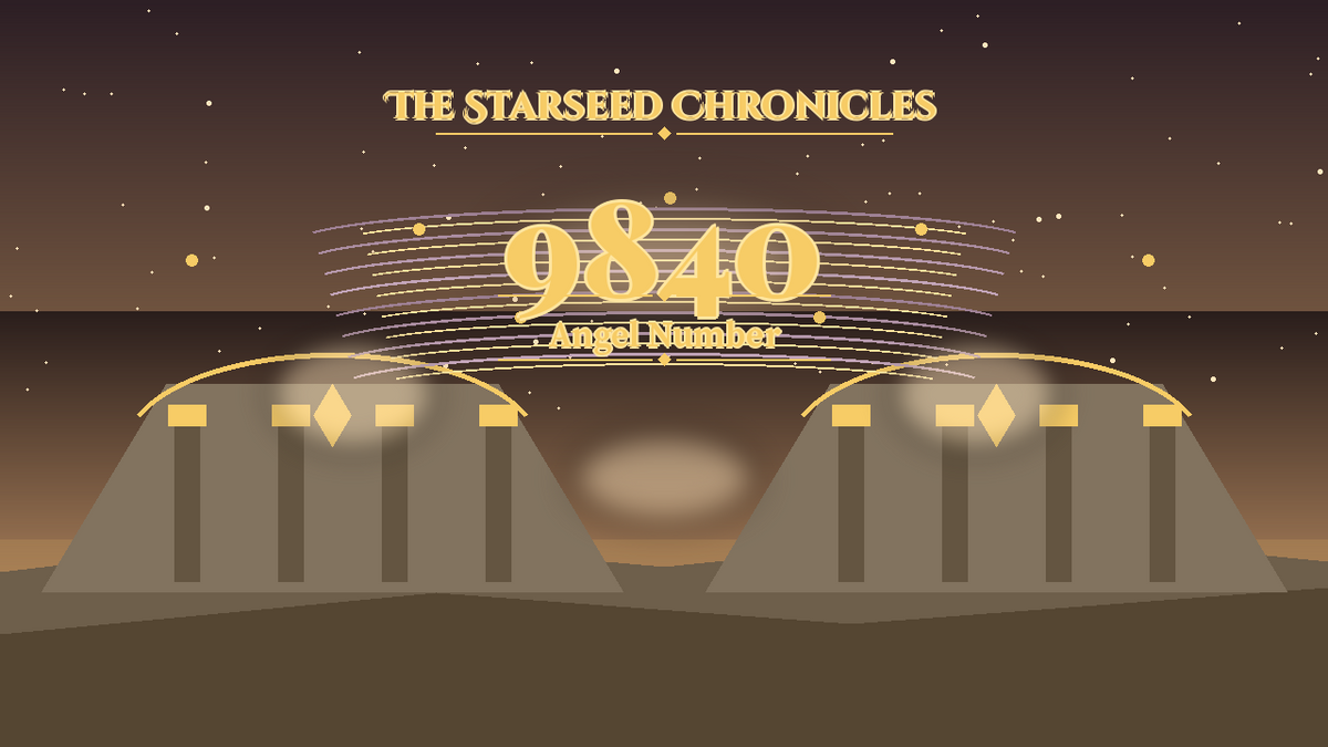 Angel Number 9840: The Starseed Chronicles Style H featured art