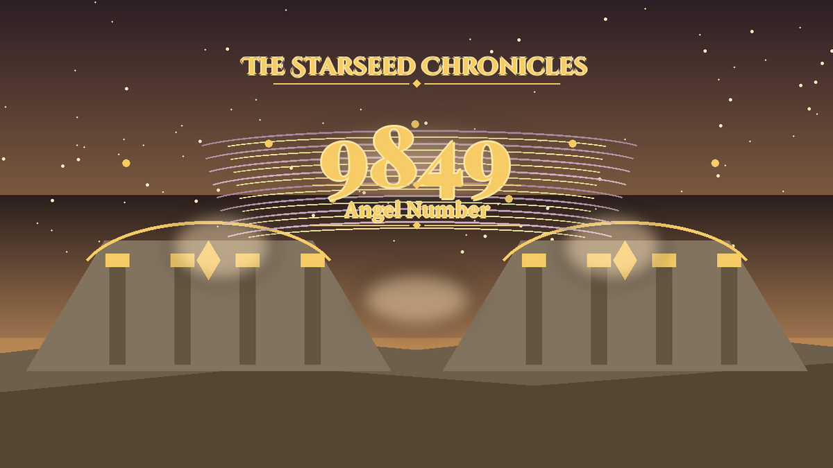 Angel Number 9849: The Starseed Chronicles Style H featured art