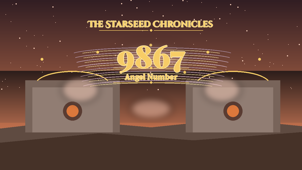 Angel Number 9867: The Starseed Chronicles Style H featured art