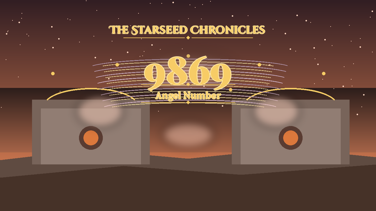 Angel Number 9869: The Starseed Chronicles Style H featured art