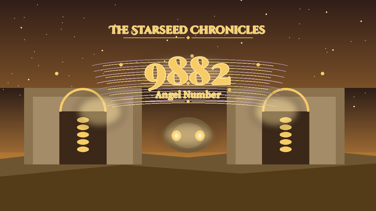 Angel Number 9882: The Starseed Chronicles Style H featured art