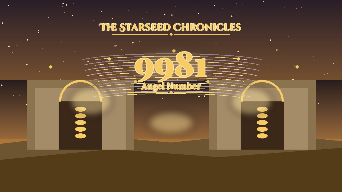 Angel Number 9981: The Starseed Chronicles Style H featured art