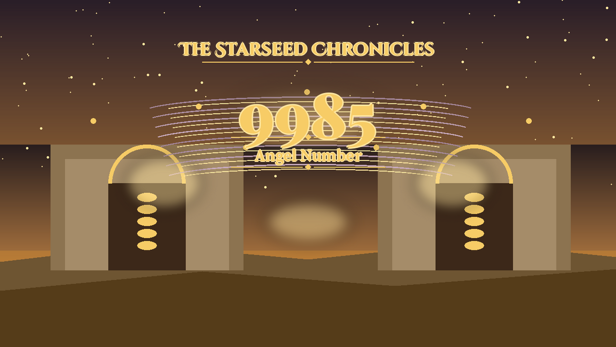 Angel Number 9985: The Starseed Chronicles Style H featured art