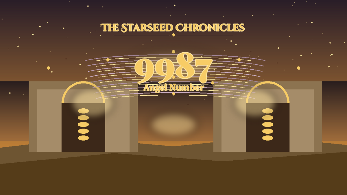 Angel Number 9987: The Starseed Chronicles Style H featured art