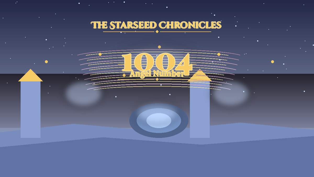 Angel Number 1004: The Starseed Chronicles Style H, Arcturian Healing Sanctum Zero Keystone Span