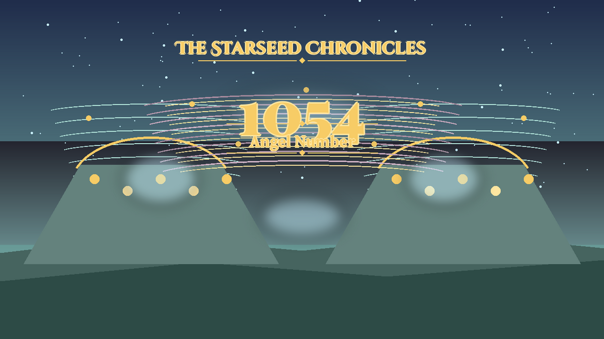 Angel Number 1054: The Starseed Chronicles Style H, Starry Wisdom Grove Freewind Keystone Span
